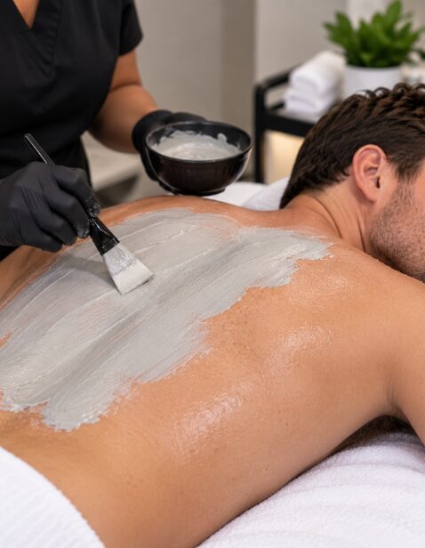 Men's Back Facial Treatment in Germantown, TN Isle of Indulgence Spa