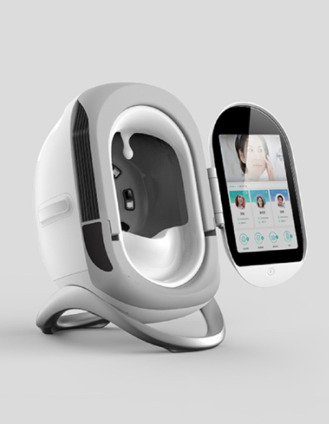 Opatra Skin Analysis Dome with digital display for advanced 3D skin analysis and personalized skincare treatments in Memphis, TN.
